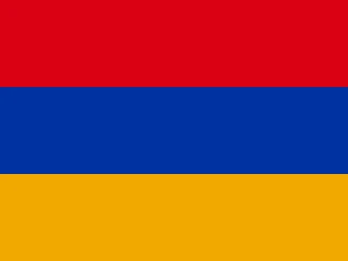 Armenia flag, representative of Armenian