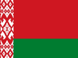 Belarus flag, representative of Belarusian