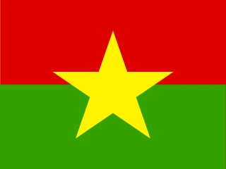 Burkina Faso flag, representative of Jula