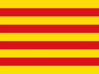 Catalonia flag, representative of Catalan