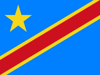 Democratic Republic of the Congo flag, representative of Lingala