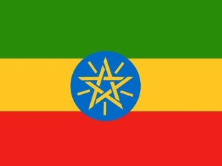 Ethiopia flag, representative of Anuak