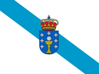 Galicia flag, representative of Galician