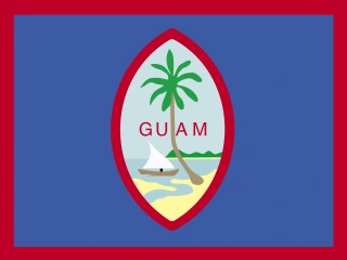 Guam flag, representative of Chamorro