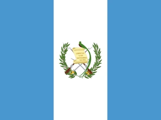 Guatemala flag, representative of Achi