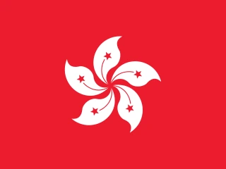 Hong Kong flag, representative of Chinese (Cantonese)