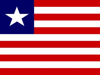 Liberia flag, representative of Krahn