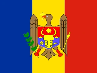 Moldova flag, representative of Moldovan