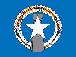 Northern Mariana Islands flag, representative of Carolinian