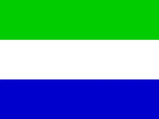 Sierra Leone flag, representative of Temne