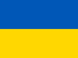 Ukraine flag, representative of Ukrainian
